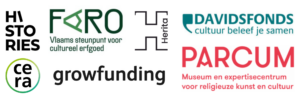 Logo's van de partners van het project Erfgoedcrowdfunding