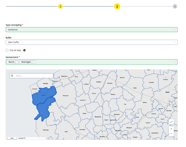 Configureren van GRBgis in Geopunt (stap 2b)