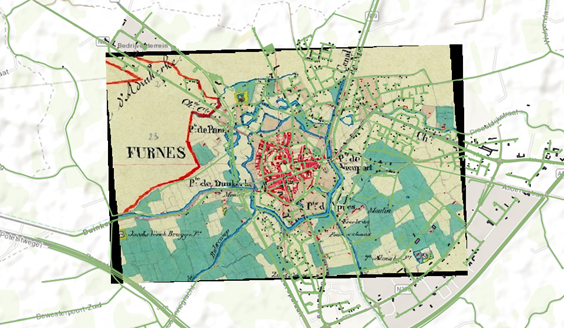 Zwarte rand bij een gegeorefereerde kaart in QGIS