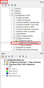 Een Geopackage importeren in QGIS via het browserpaneel