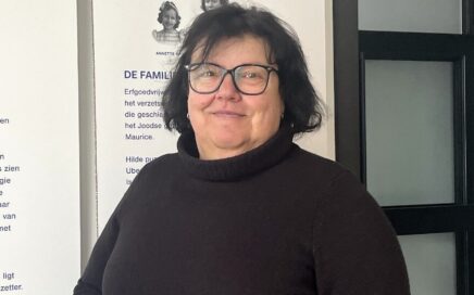 Portret van erfgoedvrijwilliger Hilde Gevaert.
