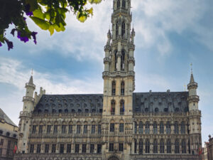 Foto van de gevel van het Stadhuis van Brussel 