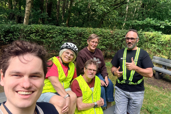 Een selfie van de leden van Heemkunde Heppen