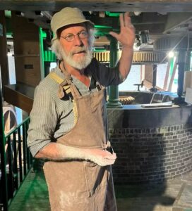 Een molenaar in de molen.